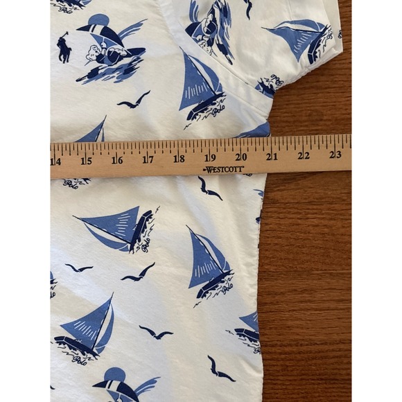 Polo Ralph Lauren Classic Fit Polo Bear Oxford Saiboat Men's Shirt- Size M - Picture 6 of 7